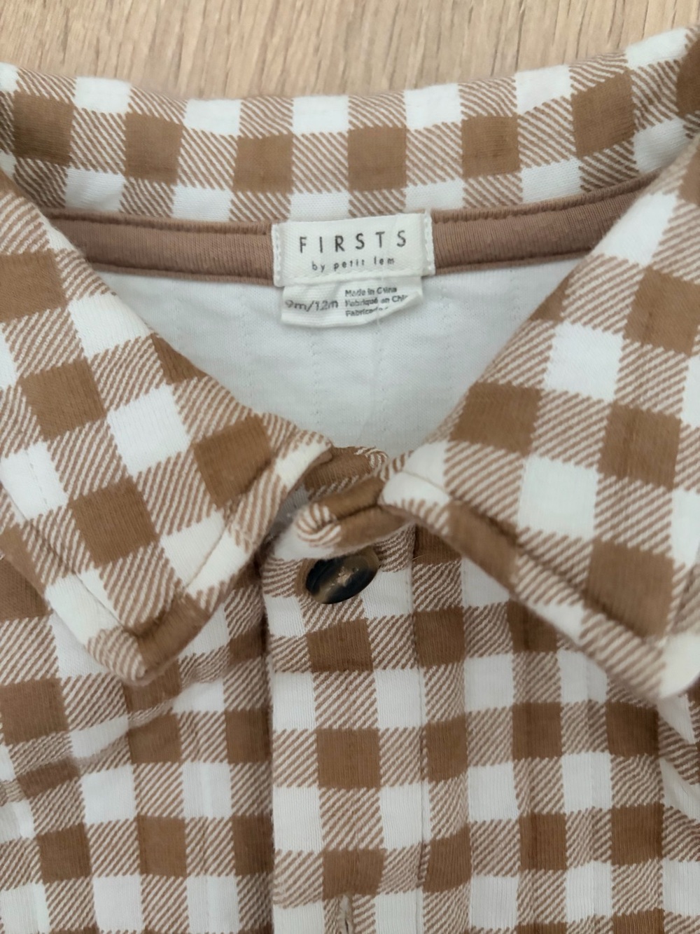 Gingham Quilted Cardigan | Petit Lem - Picture 4 of 6